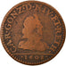 Munten, Frankrijk, Charles de Gonzague, Liard, 1608, Charleville, ZG+, Koper