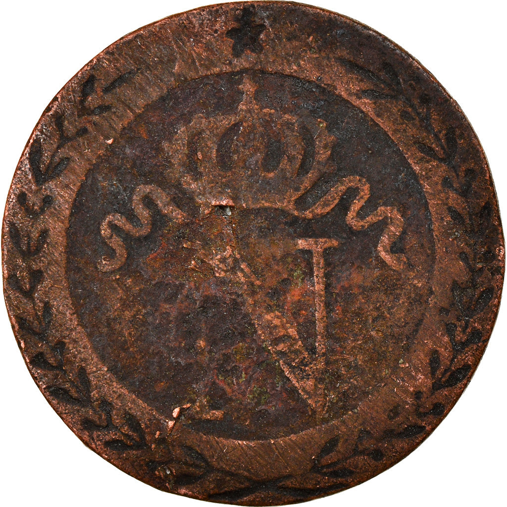Moneta, Francia, Napoleon I, 10 Centimes, 1800, Paris, Contemporary forgery, MB