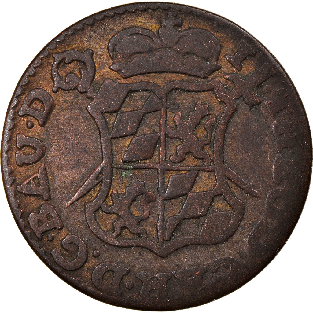 Monnaie, LIEGE, John Theodore, Liard, 1751, Liege, TB+, Cuivre, KM:155