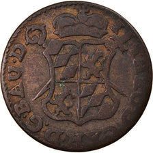 Monnaie, LIEGE, John Theodore, Liard, 1751, Liege, TB+, Cuivre, KM:155