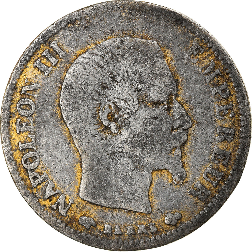 Coin, France, Napoleon III, 10 Francs, 1856, Paris, Contemporary forgery