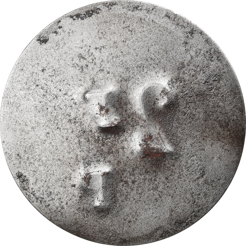 Munten, Frankrijk, P (Countermark), Uncertain Mint, 2 Francs, ZF, Iron