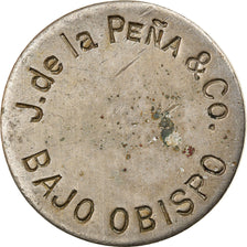 Coin, Panama, J. de la PEÑA & Co, BAJO OBISPO, 5 Centavos, EF(40-45)