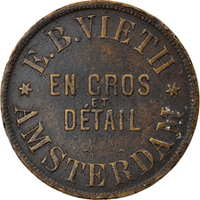Netherlands, Advertising Token, E.B. VIETH, En Gros et Détail, Amsterdam