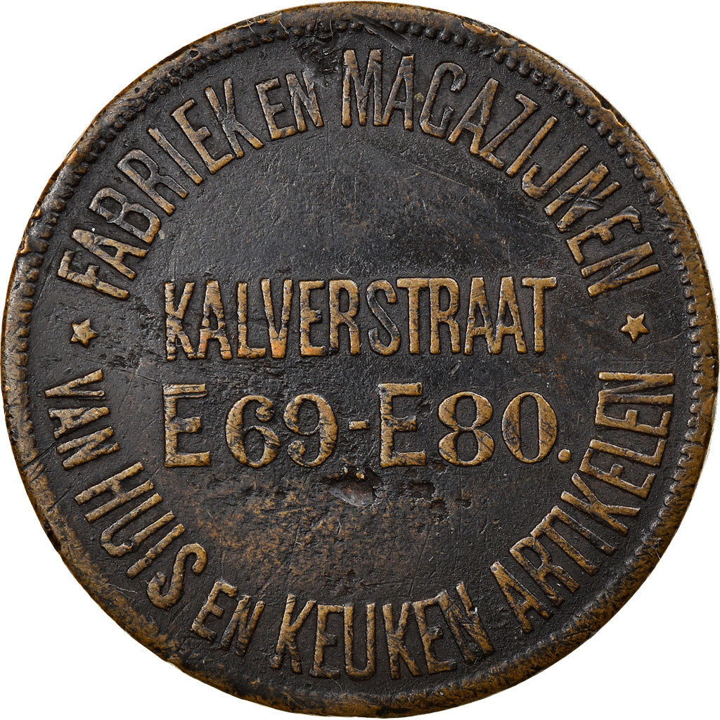 Netherlands, Advertising Token, E.B. VIETH, En Gros et Détail, Amsterdam
