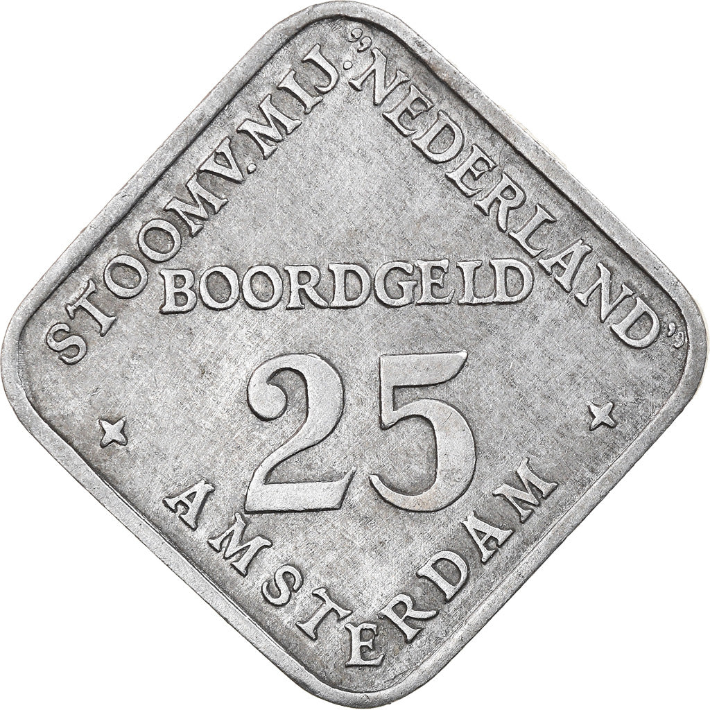 Netherlands, 25 Boordgeld, Stoomvaart Maatschappij Nederland, EF(40-45)
