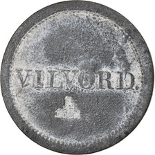 Coin, Belgium, Vilvorde, 20 Centimes, EF(40-45), Zinc