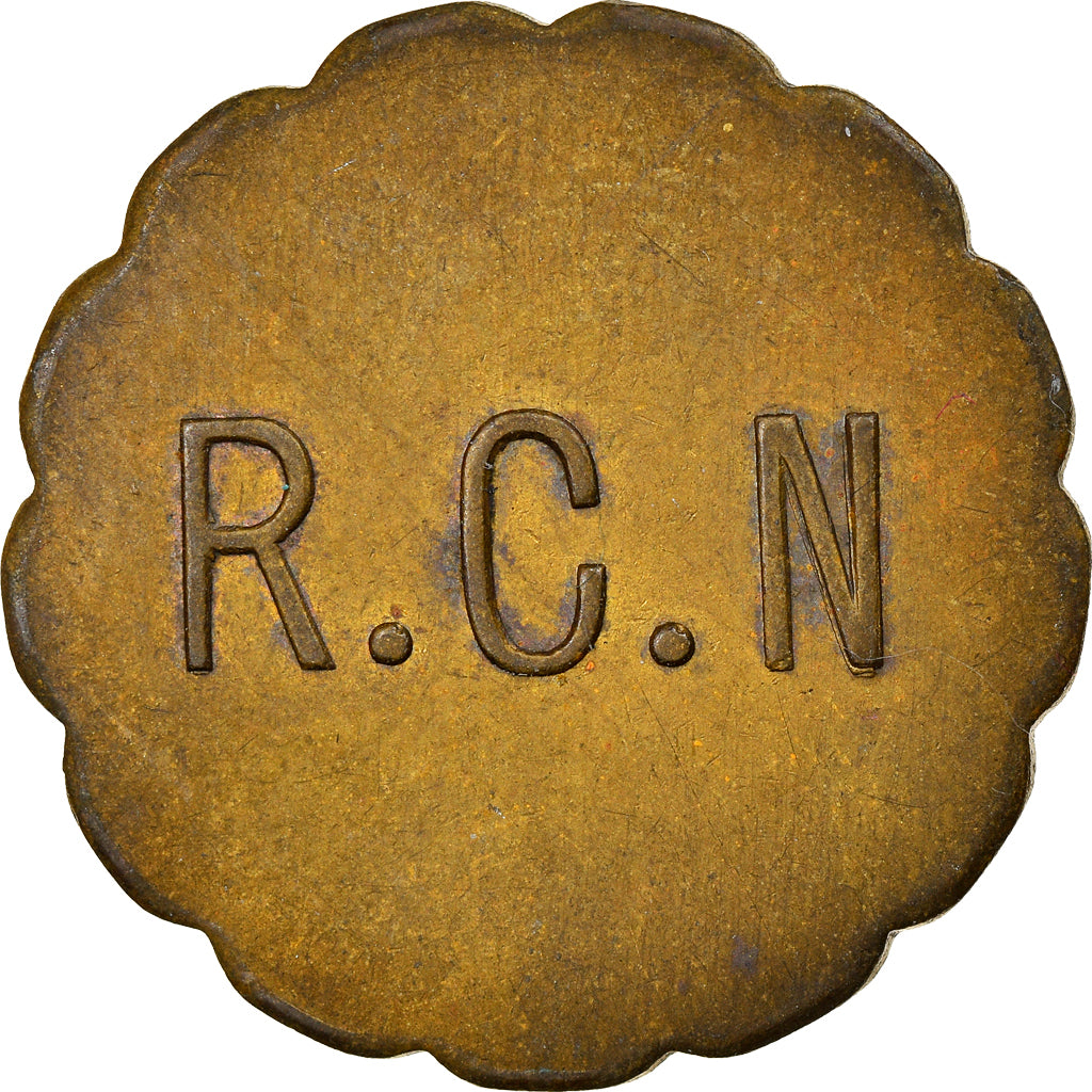 Coin, France, R. C. N, Uncertain Mint, 25 Centimes, EF(40-45), Brass