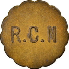 Coin, France, R. C. N, Uncertain Mint, 25 Centimes, EF(40-45), Brass