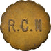 Coin, France, R. C. N, Uncertain Mint, 25 Centimes, EF(40-45), Brass