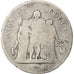 Directoire, 5 Francs Union et Force An 6 A, KM 639.1