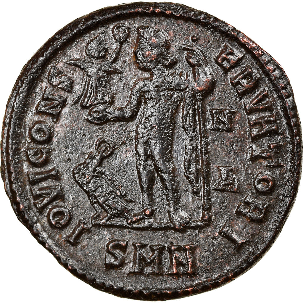 Moeda, Constantine I, Follis, 313-317, Nicomedia, EF(40-45), Bronze, RIC:14