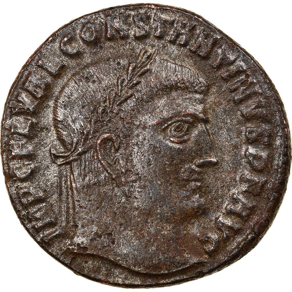 Münze, Constantine I, Follis, 313, Heraclea, SS+, Bronze, RIC:75