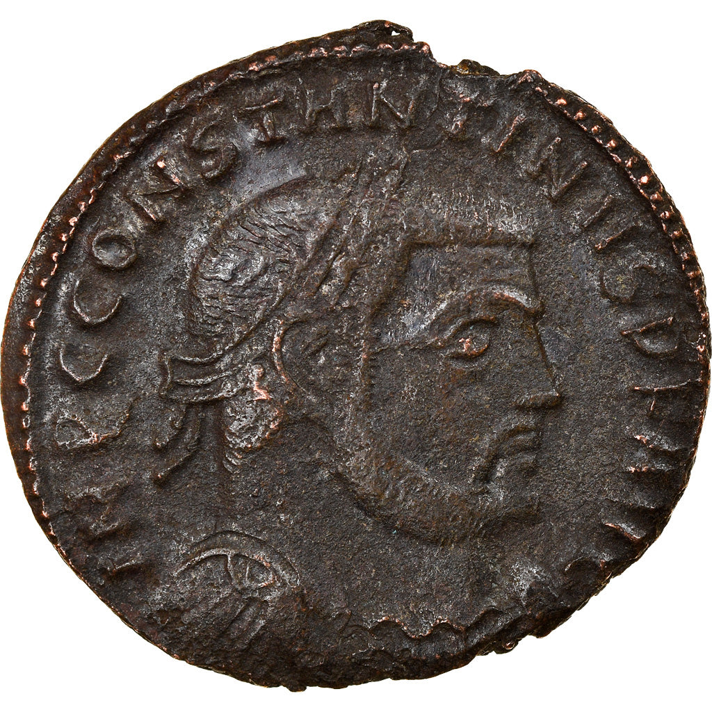 Moneta, Constantine I, Follis, 312-313, Thessalonica, BB, Bronzo, RIC:61b