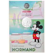 Frankrijk, Parijse munten, 10 Euro, Mickey (Falaise d'Étretat), 2018, Paris