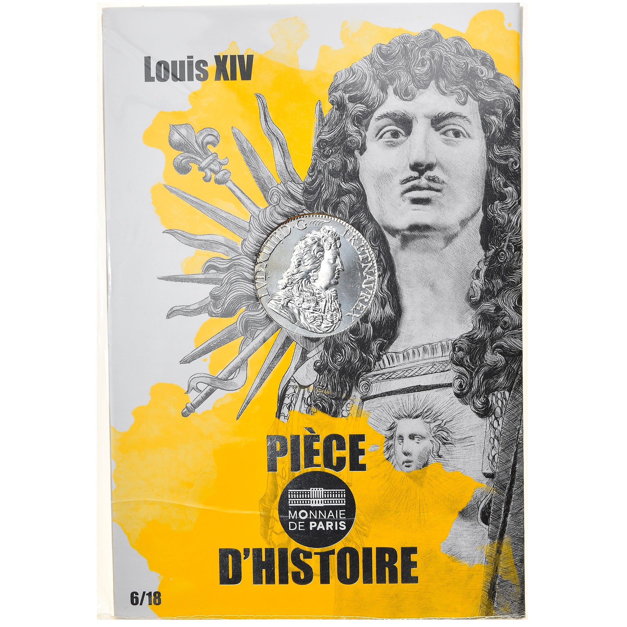 France, Monnaie de Paris, 10 Euro, Louis XIV, 2019, Paris, MS(65-70), Silver