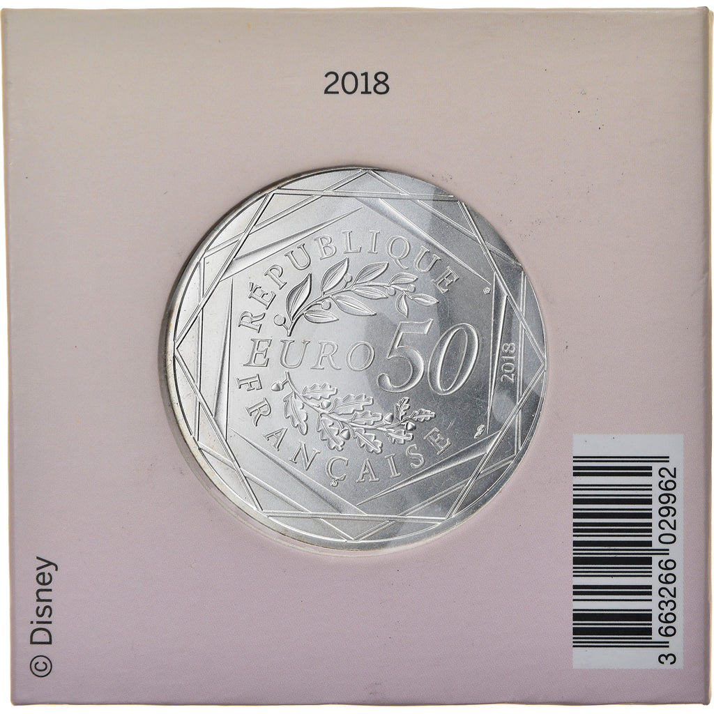 Frankreich, Monnaie de Paris, 50 Euro, Mickey (Montmartre), 2018, Paris, STGL