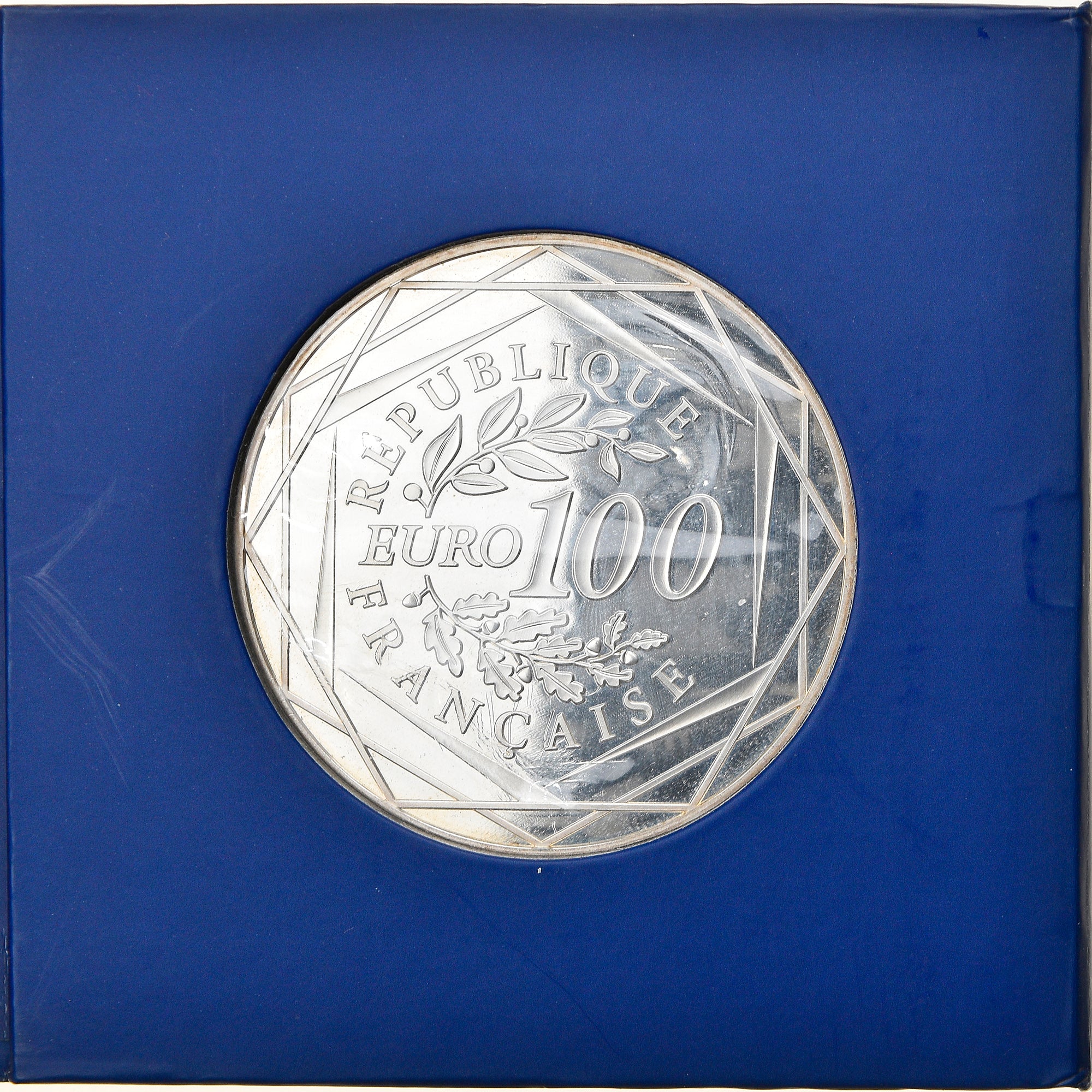 France, Monnaie de Paris, 100 Euro, Hercule, 2011, Paris, FDC, Argent