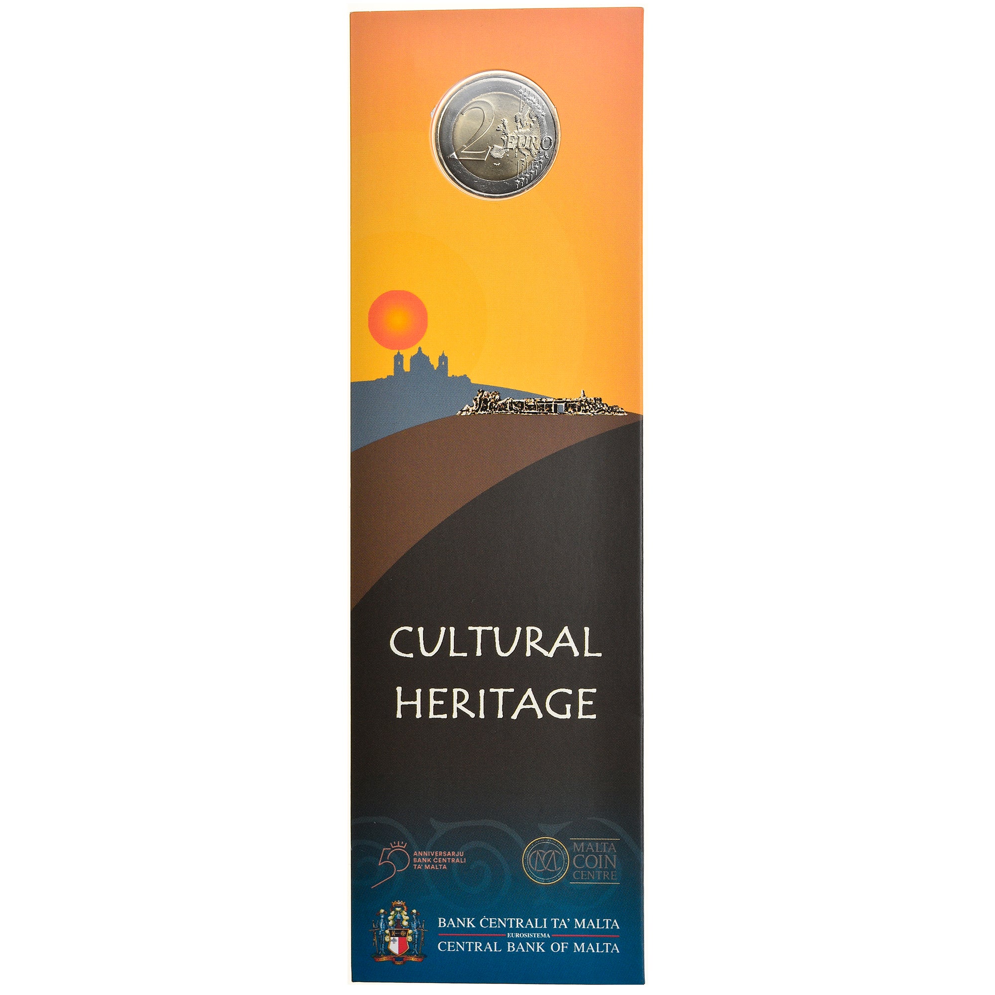Malta, 2 Euro, Cultural Heritage, 2018, MS(65-70), Bi-Metallic