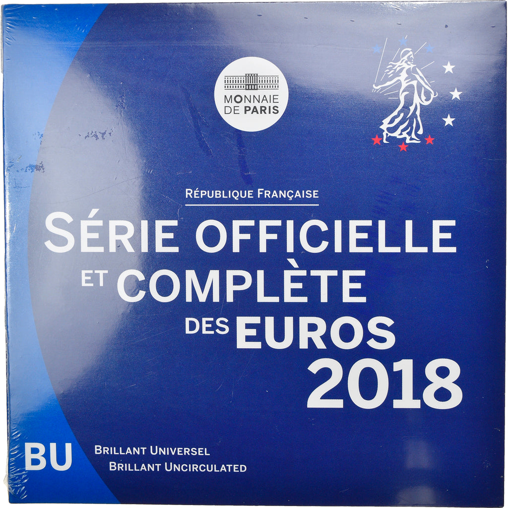 France, Monnaie de Paris, Coffret, 2018, Paris, BU, FDC