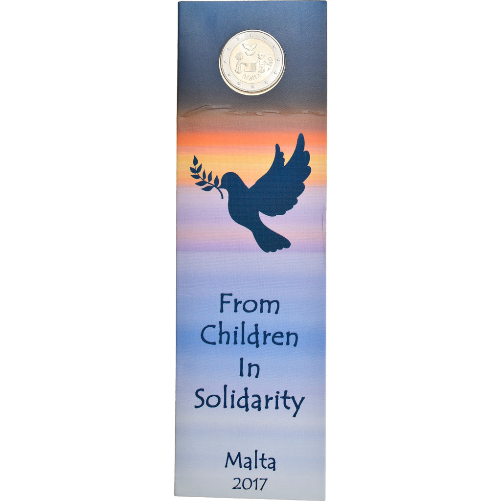 Malta, 2 Euro, The Peace, 2017, STGL, Bi-Metallic