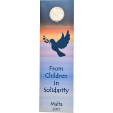 Malta, 2 Euro, The Peace, 2017, STGL, Bi-Metallic