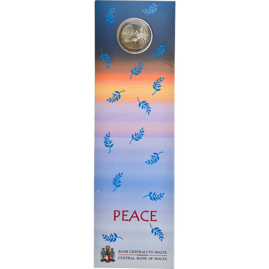 Malta, 2 Euro, The Peace, 2017, STGL, Bi-Metallic