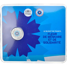 France, Monnaie de Paris, 2 Euro, Le Bleuet de France, 2018, BU, FDC