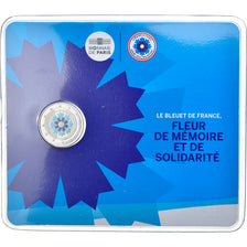 France, Monnaie de Paris, 2 Euro, Le Bleuet de France, 2018, BU, FDC