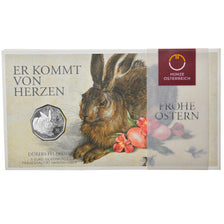 Österreich, 5 Euro, Duerer's Young Hare, 2016, STGL, Silber