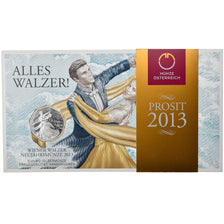Austria, 5 Euro, Viennese Waltz, 2013, MS(65-70), Silver