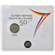 France, Monnaie de Paris, 2 Euro, Traité de l'Elysée, 2013, FDC, Bi-Metallic