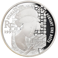 Moeda, França, Utamaro, 10 Francs-1.5 Euro, 1997, MS(65-70), Prata
