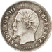 FRANCE, Napoléon III, 20 Centimes, 1856, Lyon, KM #778.3, AU(55-58), Silver, G..