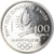Coin, France, Albertville - Bobsledding, 100 Francs, 1990, ESSAI, MS(64), Silver