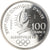 Moneta, Francja, Albertville - Speed Skating, 100 Francs, 1990, PRÓBA, MS(64)