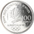 Moneda, Francia, Albertville - Hockey, 100 Francs, 1991, ESSAI, SC+, Plata