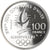 Coin, France, Albertville - Free-style Skiing, 100 Francs, 1990, ESSAI, MS(64)