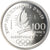 Coin, France, Albertville - Alpine Skiing, 100 Francs, 1989, ESSAI, MS(64)