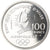 Moneta, Francja, Albertville - Ice Skating, 100 Francs, 1989, PRÓBA, MS(64)