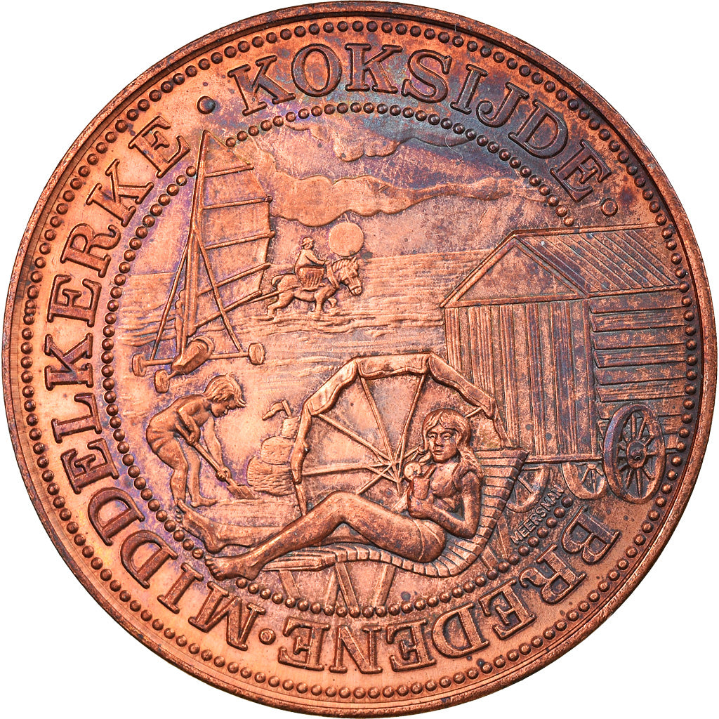 Belgien, Token, 25 Westvlaander, Bredene - Middelkerke - Koksijde, 1981, VZ