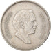 Münze, Jordan, Hussein, 50 Fils, 1/2 Dirham, 1984/AH1404, SS, Copper-nickel
