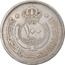 Moneta, Jordania, Abdullah, 100 Fils, Dirham, 1949/AH1368, VF(30-35)