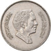 Moneta, Giordania, Hussein, 100 Fils, Dirham, 1984/AH1404, BB+, Rame-nichel