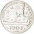 Coin, France, Descartes, 100 Francs, 1991, MS(63), Silver, KM:996, Gadoury:906