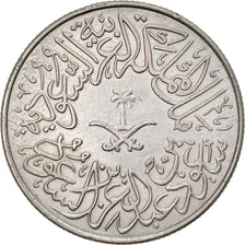 Coin, Saudi Arabia, UNITED KINGDOMS, 2 Ghirsh, 1959/AH1379, EF(40-45)