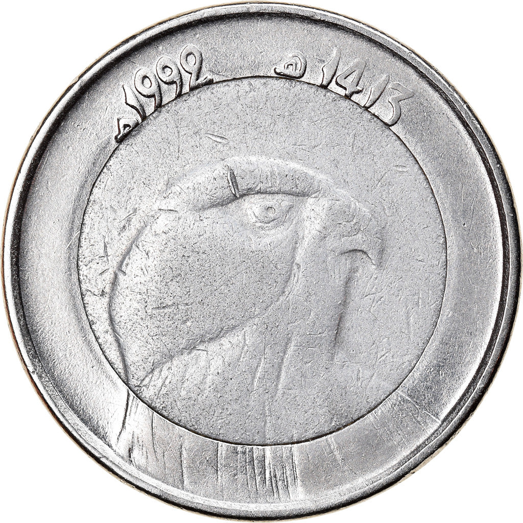 Coin, Algeria, 10 Dinars, 1992/AH1413, Algiers, EF(40-45), Bi-Metallic, KM:124