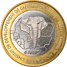 Monnaie, Togo, 6000 CFA Francs-4 Africa, 2003, SPL, Bi-Metallic, KM:20