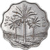 Munten, Irak, 10 Fils, 1975/AH1395, PR, Stainless Steel, KM:126a