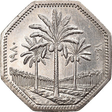 Moneta, Irak, 10 Fils, 1980/AH1400, AU(55-58), Stal nierdzewna, KM:126a